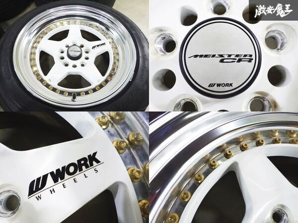 JDM work MEISTER CR GCR1 16inch 112x5 Set4 Wheels japan Racing VW