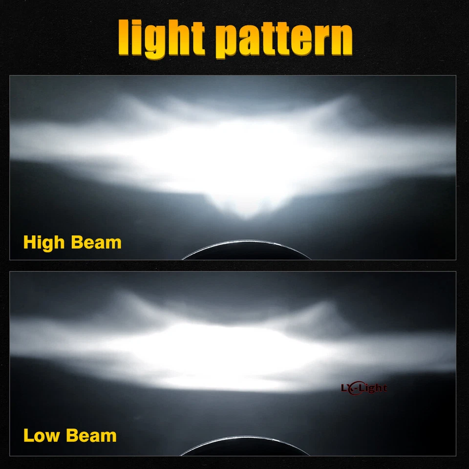 For Harley Davidson Sportster 84 XL 1200 883 Iron 883 5.75" 5-3/4" LED Headlight - Image 4 of 4