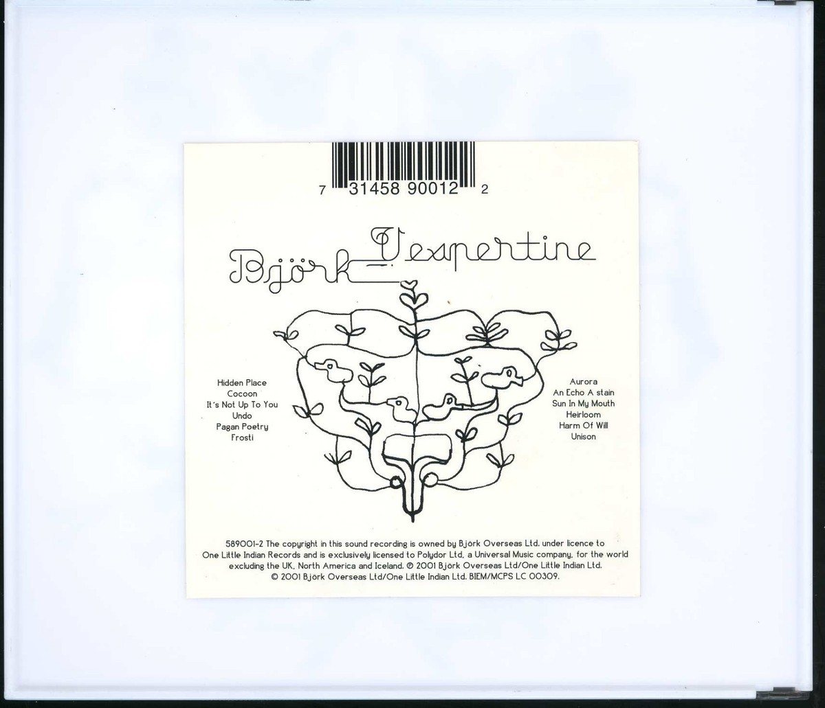BJORK-Vespertine 12tracks UK/EU CD | eBay