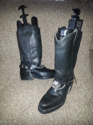 harley boot straps
