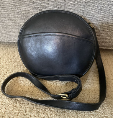 バッグ VINTAGE COACH CANTEEN Fanny Pack 90s USA COACH Vintage Canteen Waist Pouch 0515 Black Leather Belt