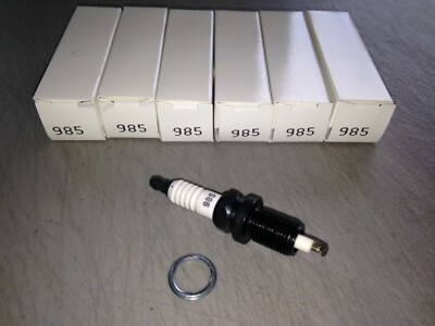 SIX(6) NOS USA Autolite 985 Resistor Spark Plug SET fits 56027275 RC12LYC ZFR5N