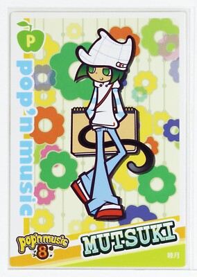 Pop'n Music Card PE20N017 Mutsuki KONAMI Japan Game Character | eBay