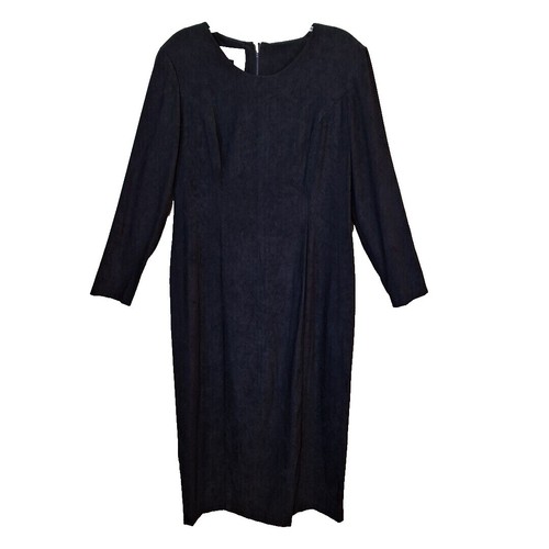 women's dark blue and black angel vintage dress Fallen Angel Dress
