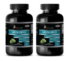 Green coffee fruit extract - GREEN COFFEE GCA® - antioxidant organic 2 Bottles