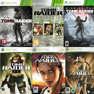 Tomb Raider Collection Xbox 360 – Complet PAL FR (Bon état, Jeu Lara Croft)