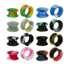 3-25mm Silicone Ear Tunnels Ear Gauges Flexible Flesh Ear Expander Piercing