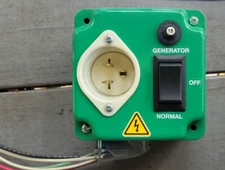 The Original EZ GENERATOR TRANSFER SWITCH 120V UL/CSA Approved - USA Made - 101S