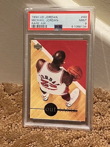 1994 UD Upper Deck Rare Air Michael Jordan MJ PSA 9 #60 Card NEW CASE