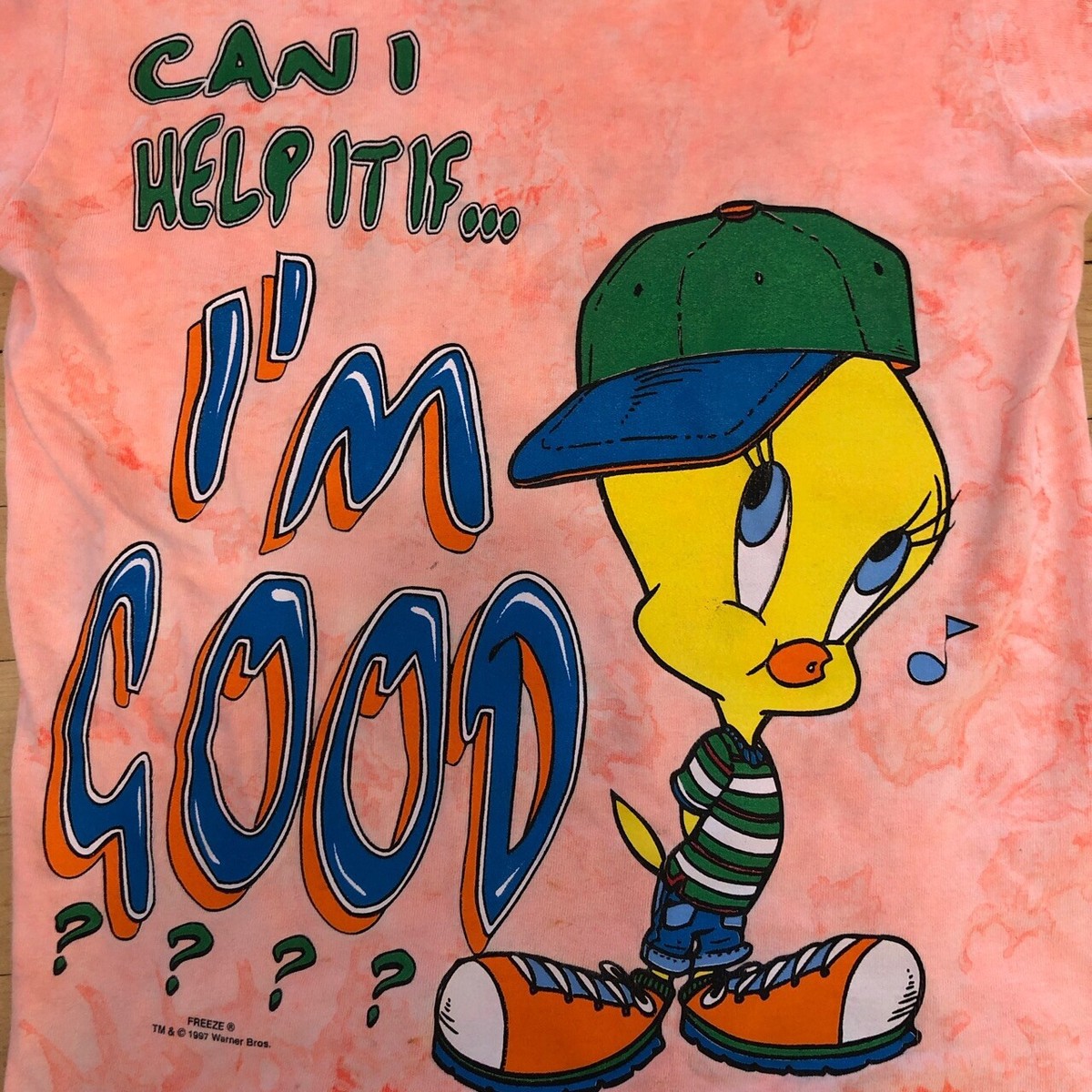 Vintage 90s Looney Tunes Tweety Bird Single Stitch T Shirt