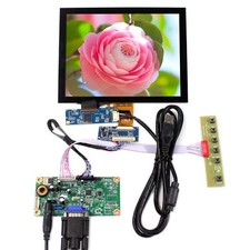 VGA LCD Controller Board 8inch 1024x768 Capacitive Touch LCD Screen EJ080NA-04C