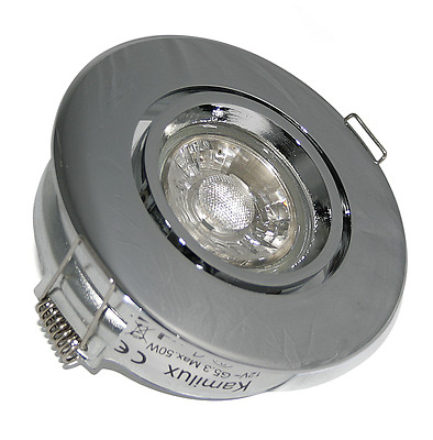 230V Downlights Spots Decke extra gross Toni für LED #GU10 Lochmaß 90mm