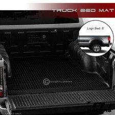 For 2017-2026 Ford F250f350 8 Ft Black Rubber Diamond Truck Bed Floor Mat Liner For 2017-2026 Ford F250f350 8 Ft Black Rubber Diamond Truck Bed Floor Mat Liner