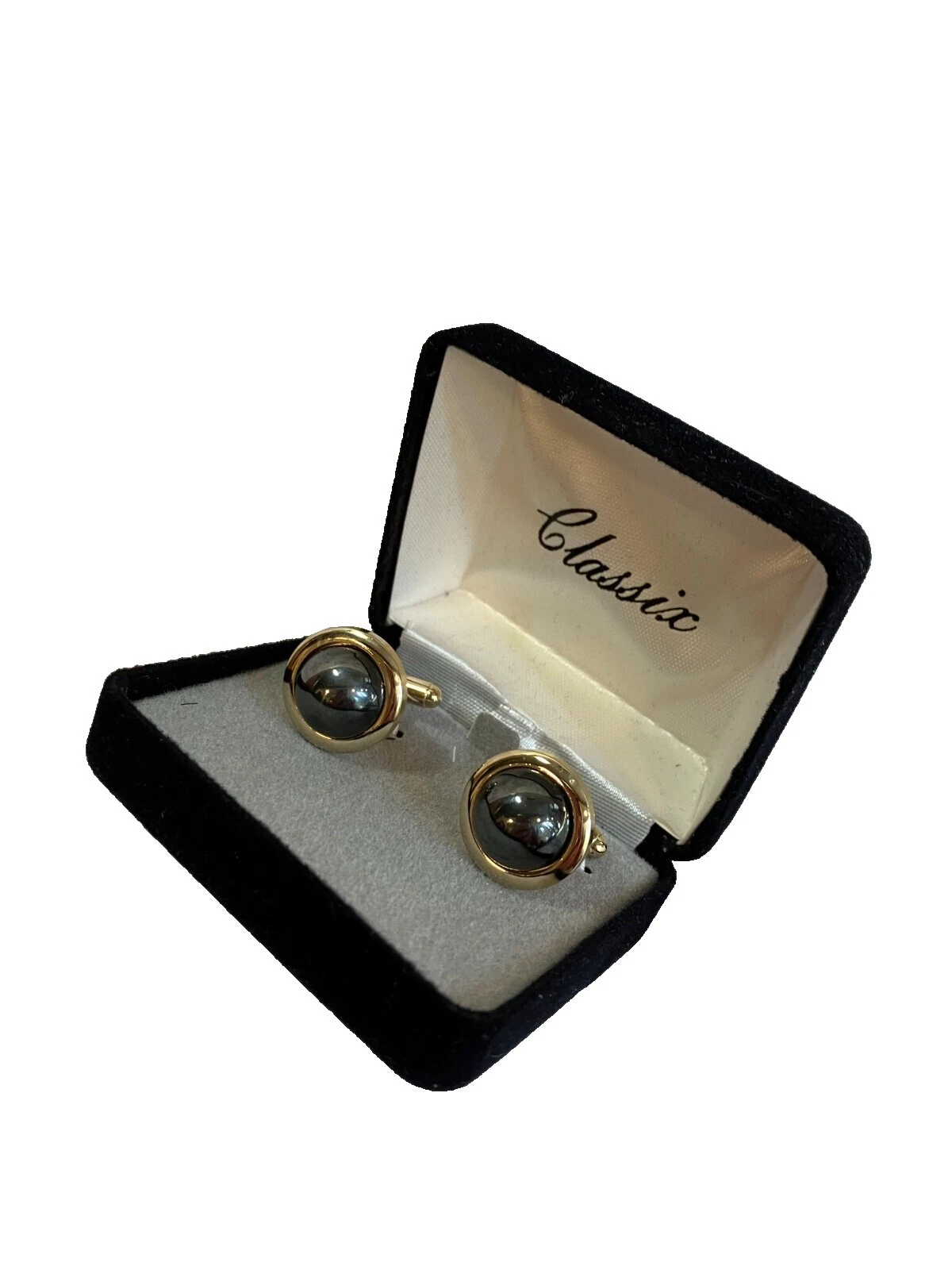 Hematite Copper Cufflinks for Men