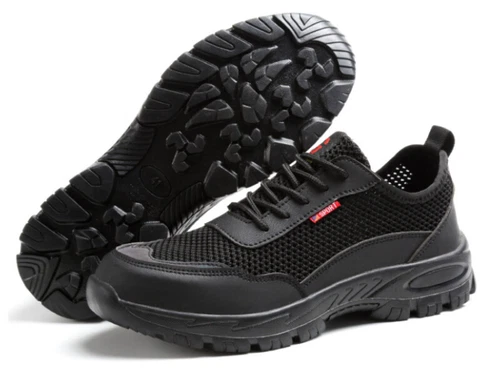 Neu Herren Sicherheitsschuhe Sommer Mesh Atmungsaktive Stahlkappe Arbeitsschuhe - Bild 7 von 20