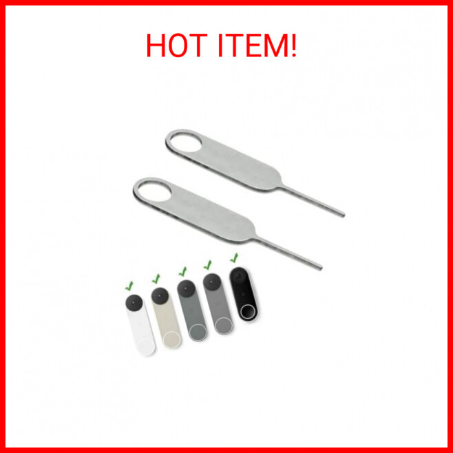 Nest Video Doorbell Security Pin Key with Release Removal Tool for Doorbell Battery Access-image
