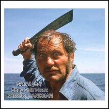 Fridge Fun Refrigerator Magnet JAWS MOVIE Certifiable Quint V: A 70s Retro Funny