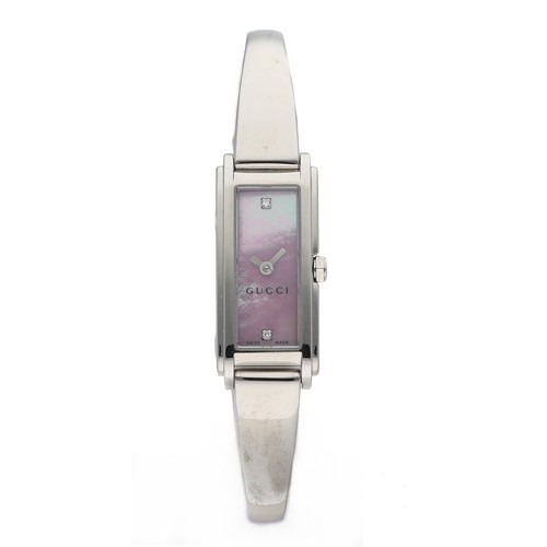 Gucci 109 Pink Mother of Pearl Diamond 