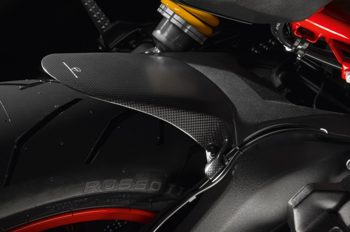 Ducati Carbon Rear Mudguard for Monster 797 (96981021A) | eBay