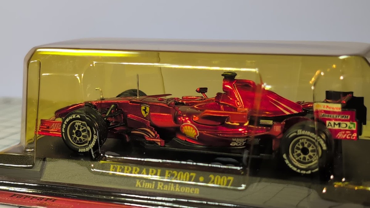 Ferrari F2007 2007 Kimi Raikkonen F1 Champion Metallic Red 1/43