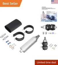 255LPH High-Pressure Inline Fuel Pump for Performance Vehicles - Universal Fit