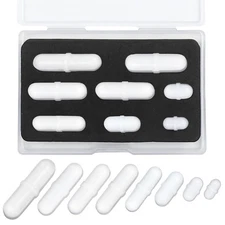 Magnetic Stir Bar Set, Lab Type-B Mixed Size PTFE Magnetic Stirrer Mixer Stir Ba