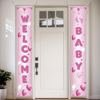 Willkommen Baby Deko, Willkommens Baby TüR Banner, Hand Banner FüR Babyparty, Em