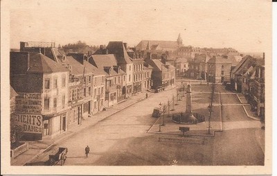 CPA 35 SAINT MEEN LE GRAND Gesamtansicht Place des Combattants