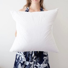 NEW 24 Inch Polyester Pillow Insert Machine-Washable Use With 22" Euro Cover