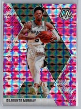 2019-20 Panini Mosaic #46 Dejounte Murray Camo Pink
