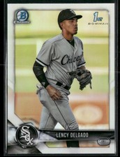 2018 Bowman Draft #BDC-37 Lency Delgado Chrome Refractors