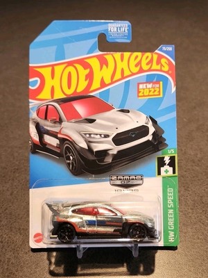 2022 Hot Wheels ZAMAC Ford Mustang Mach-E 1400 HW Green Speed 1/5 