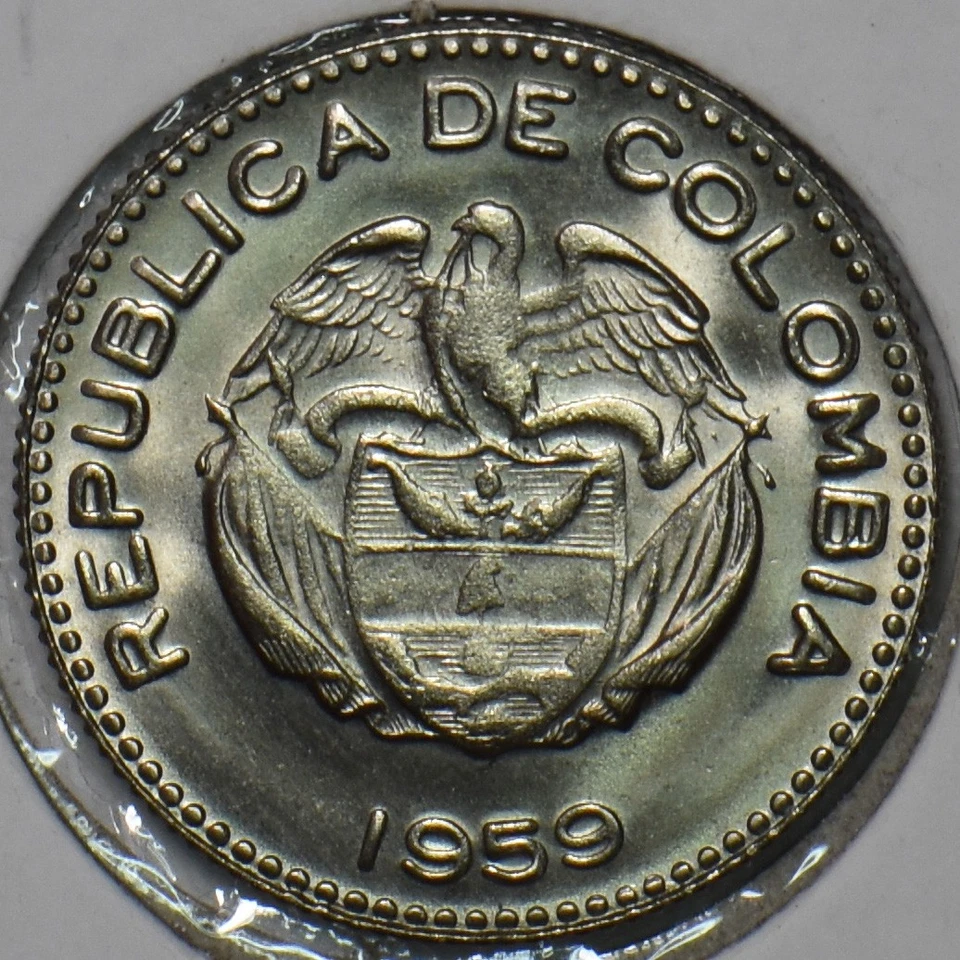 Colombia 1959 10 centavos águila animal 196017 envío combinado Foto 2 de 2