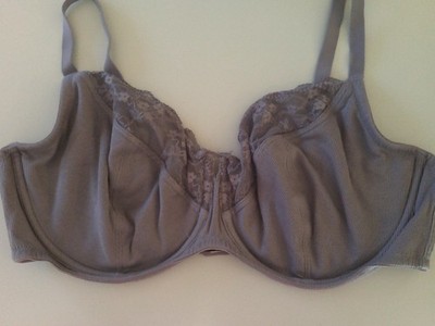 F&F Blau Bügel BH UK 40E USA 40DD Euro 90E Frankreich 105E