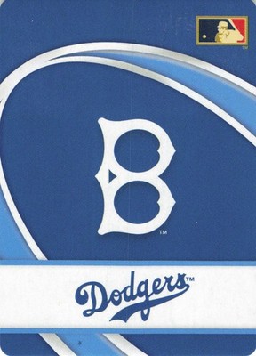 BROOKLYN DODGERS Logo Back Single Swap Playing Card (1 Card, Random Suit)