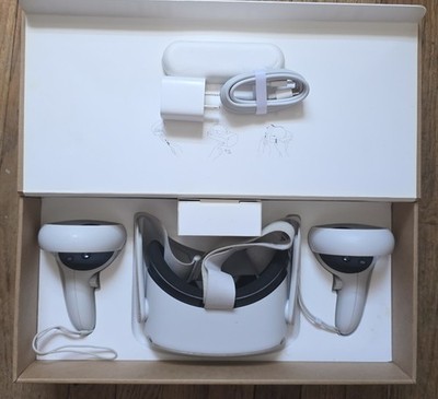 Meta Quest 2 64GB VR Headset Bundle with Controllers Virtual Reality