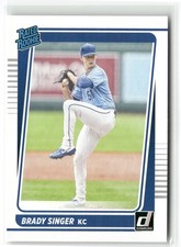 2021 Donruss Brady Singer RC Rookie Kansas City Royals #51