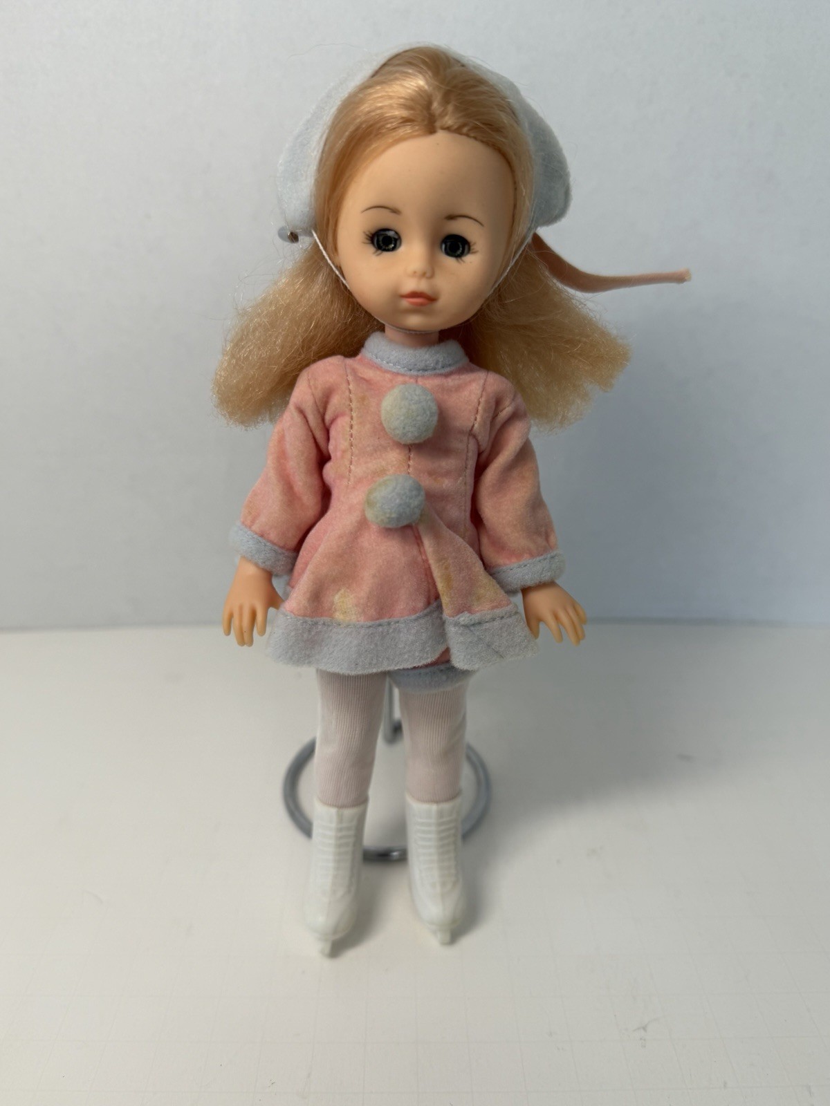 Vogue Ginny Doll 1978 Ice Skating In Pink Dress