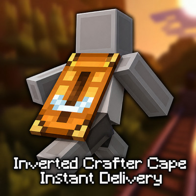 Minecraft Inverted Crafter Cape - PREORDER 30-31 May- Java & Bedrock - New Cape
