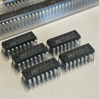 5 Stück - STMicro. L6210   Dual Schottky Bridge Rectifier   DIP-16  Vintage NOS