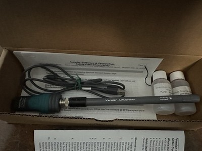 Vernier Go Direct Ammonium Ion-Selective Electrode GDX-NH4 Sensor Probe-With Box