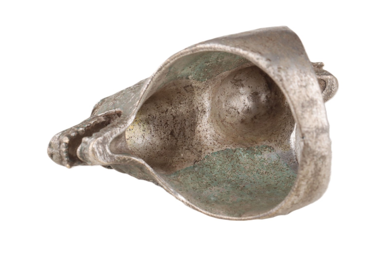 Double side ring Wolf head in attack Size US 11 U… - image 2