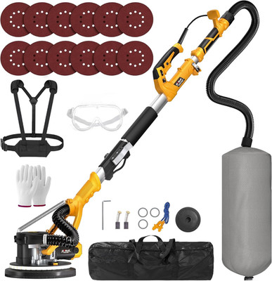 Drywall Sander, 880W Popcorn Ceiling Removal Tool, Drywall Sander with Vacuum Du
