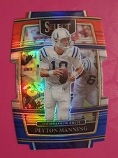 2021 Panini Select #35 Peyton Manning Indianapolis Colts Red White Blue Die-Cut