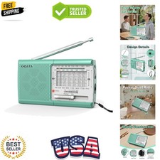 D219 Radios Portable Am Fm with Strong Reception Compact Design, Small Batter...