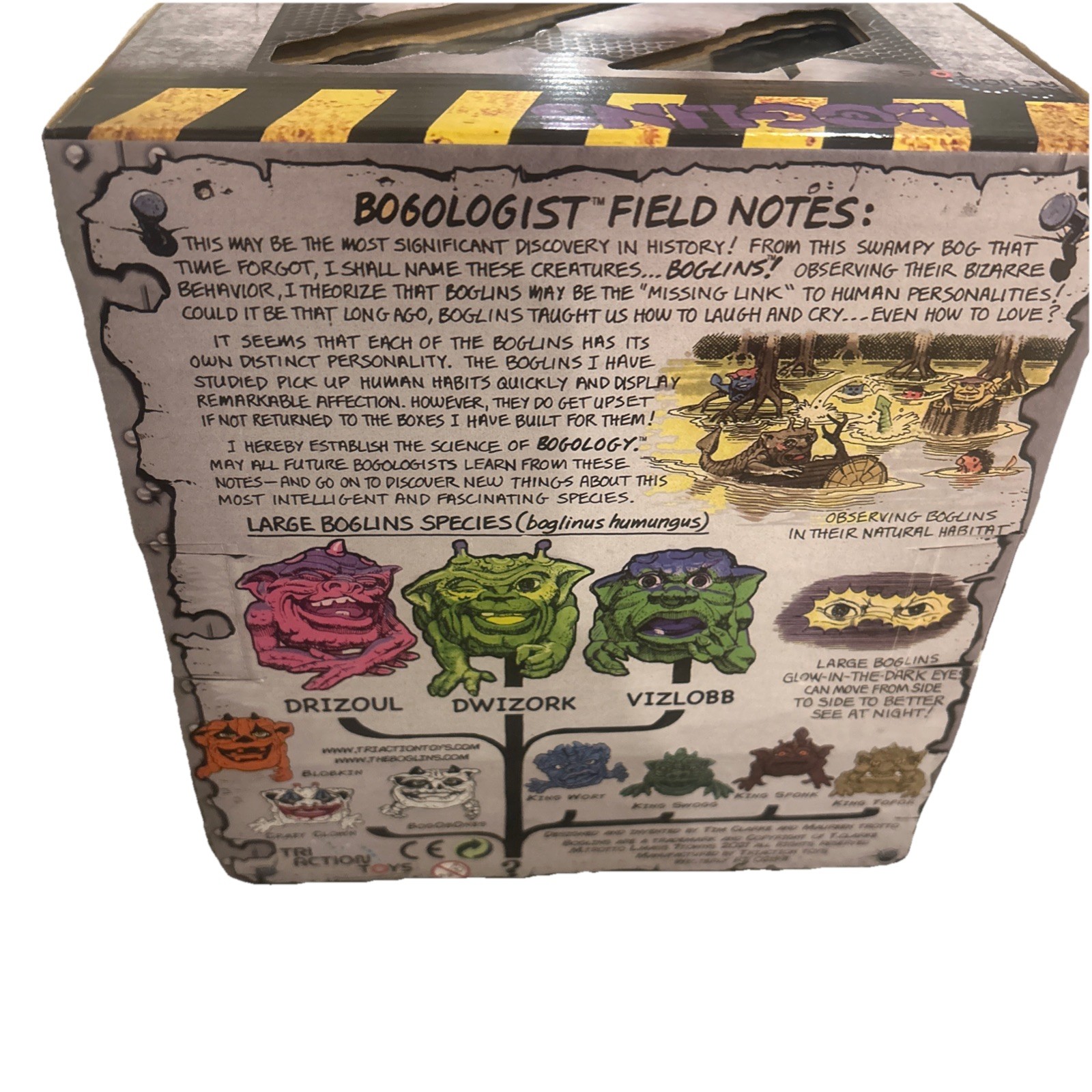 ALIEN BOGLINS VIZLOBB 8" MONSTER PUPPET 2021 TRIACTION TOYS RETRO Complete Boxed