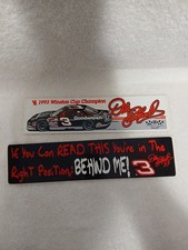 Vintage Dale Earnhardt Sr Race Decals