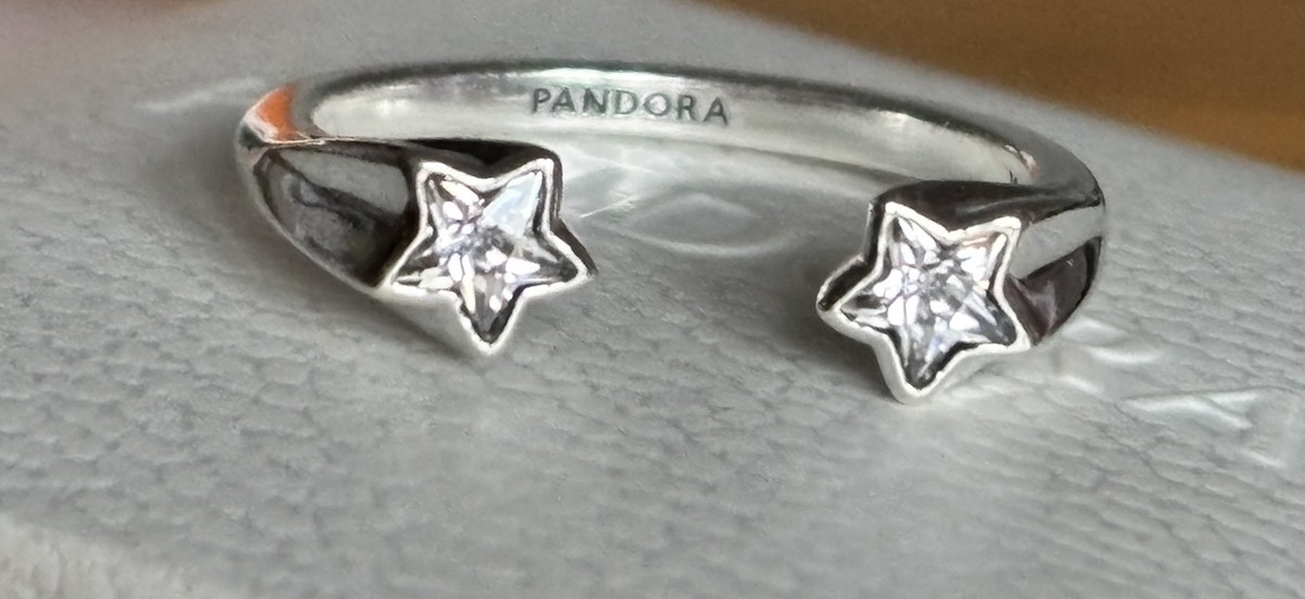 Pandora Shooting Stars Ring Size 54 S925 ALE UK