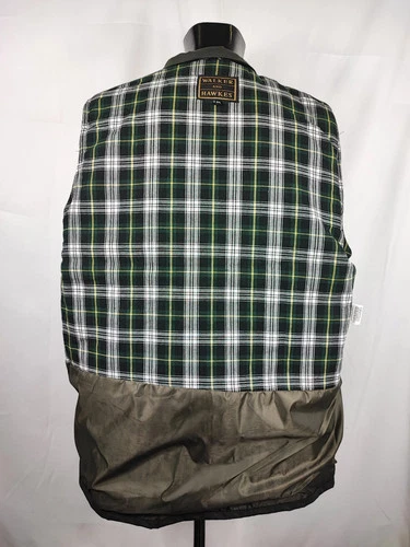 New Mens English Waxed Green Vest - Man Wax Olive Vest image 6