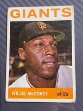 1964 TOPPS BASEBALL #350 WILLIE MCCOVEY S.F. GIANTS LOW GRADE FAIR- GOOD